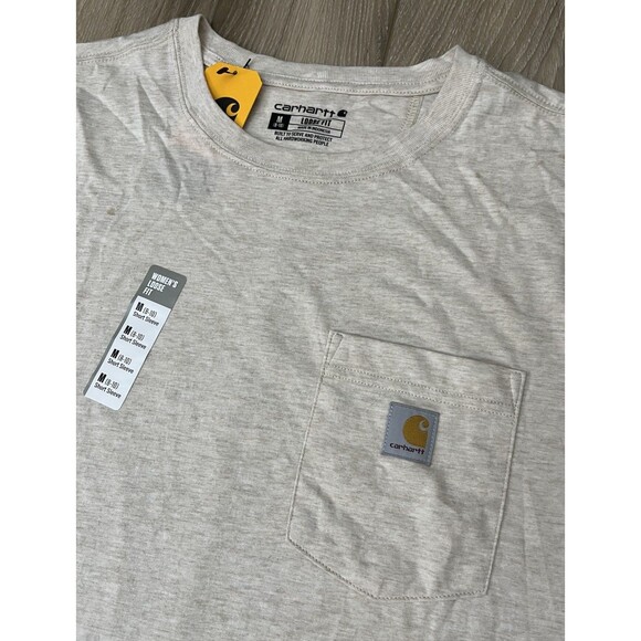 Carhartt Loose Fit TENCEL Fiber Series Short Sleeve Pocket Tee Women’s Sz M NEW - Picture 3 of 9